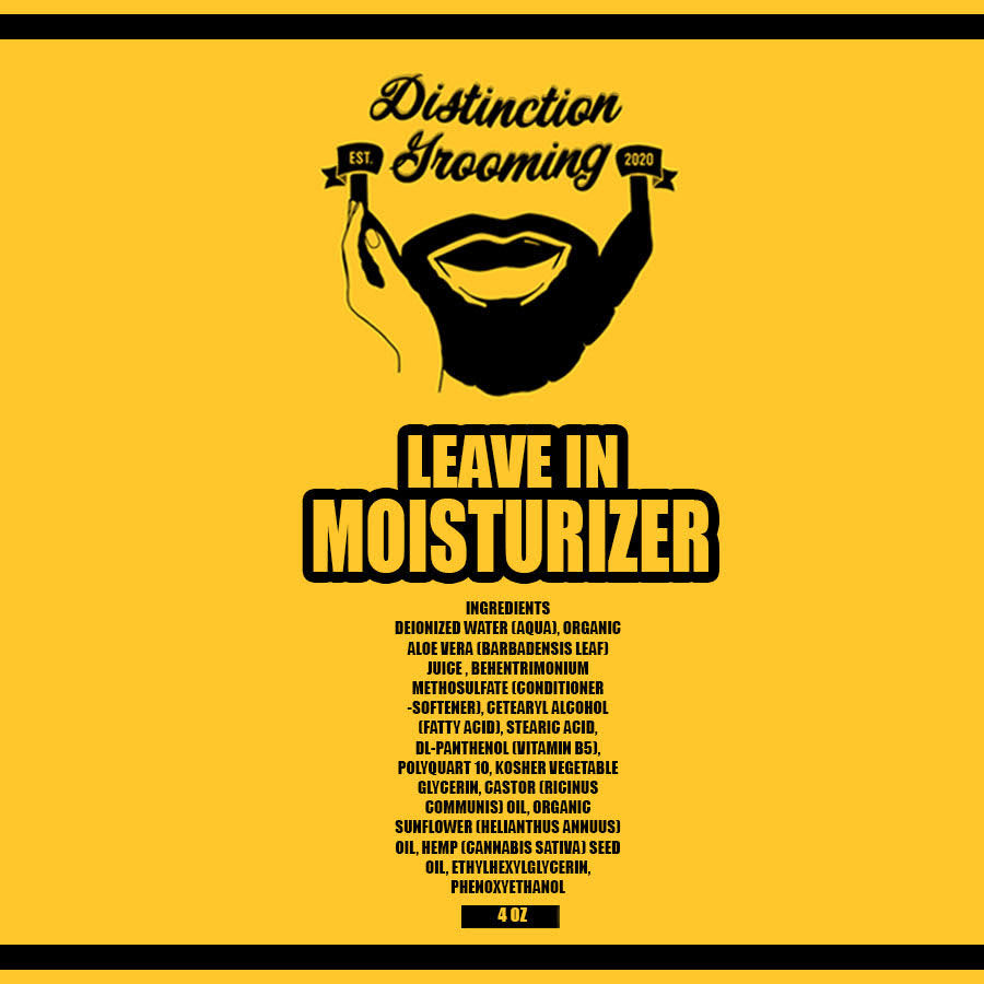 Beard Leave In Moisturizer